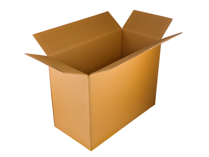 Kartonnen doos 700x500x600mm dubbelegolf 490g/m2 bruin
