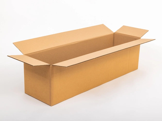 Kartonnen dozen 900x250x250mm dubbelgolf 590g/m2 bruin