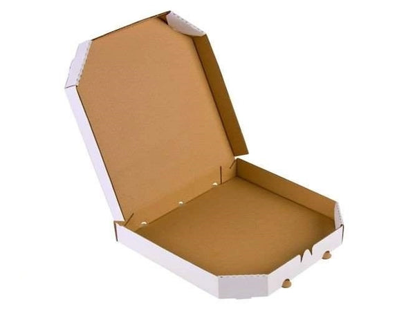 Pizzadoos 310x310x40mm enkelgolf E 370g/m2 Wit