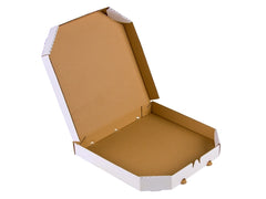 Pizzadoos 320x320x40mm enkelgolf E 350g/m2 Wit