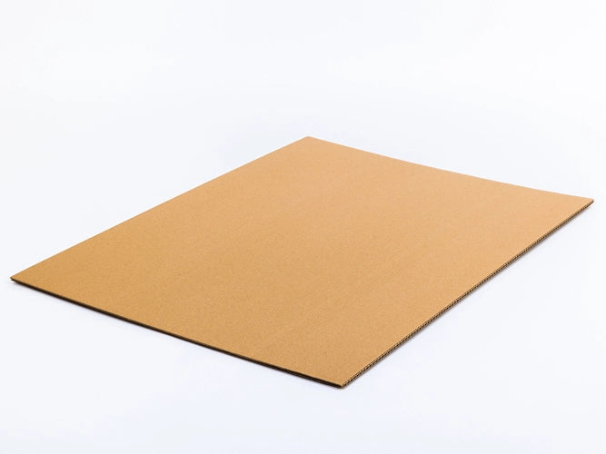 Kartonnen scheidingswand 1100x700mm dubbelgolf 490g/m2 bruin