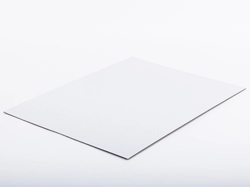 Kartonnen scheidingswand 1200x800mm enkelgolf B 380g/m2 Wit