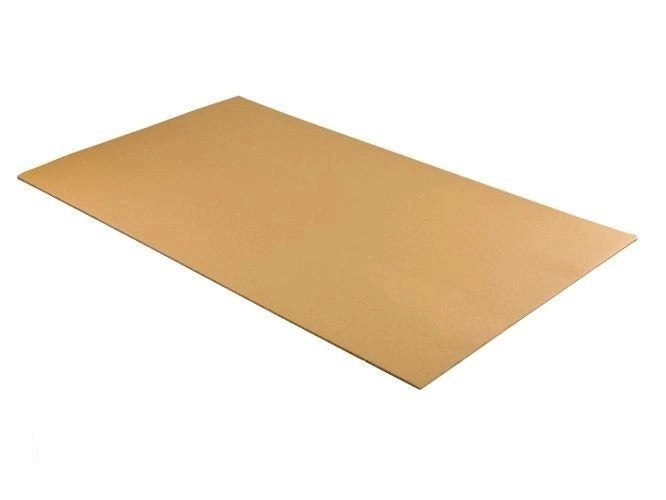 Kartonnen tussenlegvel 1200x800mm enkelgolf C 450 g/m² Bruin 10 stuks