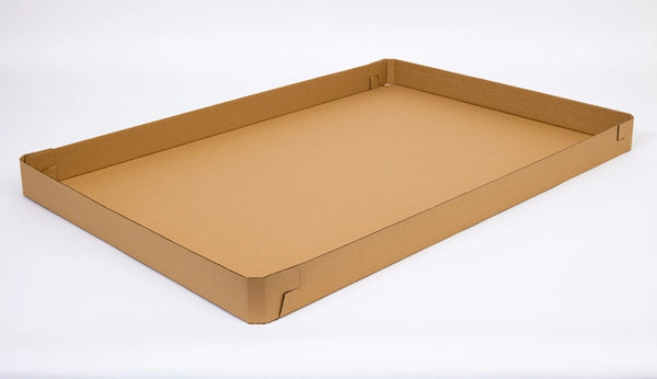 Kleppenbak voor pallet 1200x800mm enkelgolf B 380g/m2
