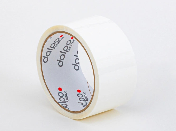 Acryltape wit 48mm/50m DALPO 6 stuks