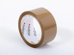 Bruine acryltape 48 mm/66 y (60 m) DALPO