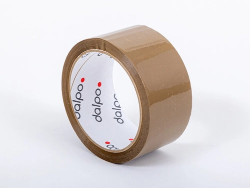 Bruine acryltape 48 mm/66 y (60 m) DALPO