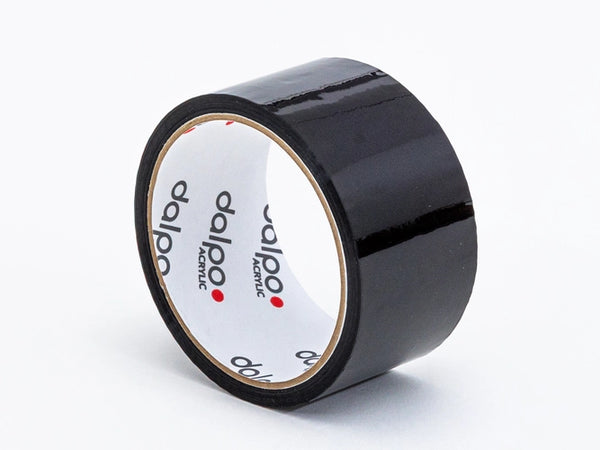 Acryltape zwart 48mm/50m DALPO 6 stuks