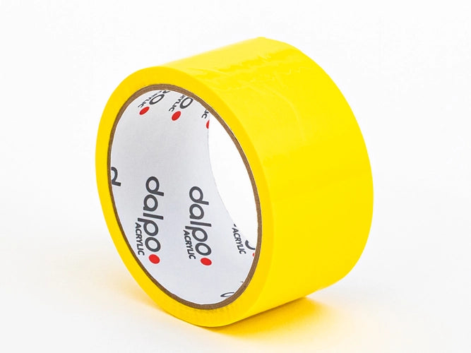 Acryltape geel 48mm/50m DALPO 6 stuks
