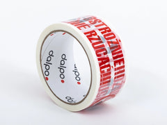 Tape kleef ostrzegawcza met opdruk "Niet gooien" 48/50y (45m) DALPO 6 stuks