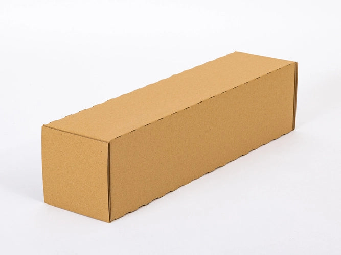 Kartonnen koker met plakstrip 150x150x500mm enkelgolf B 440 g/m² Bruin 20 stuks