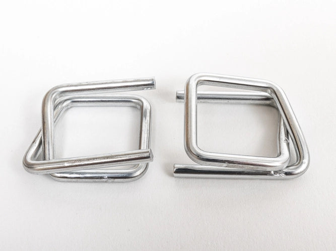 Draadklemmen 19 mm gegalvaniseerd CB6 doos van voor PP-tape 1 doos Set van 1 stuk