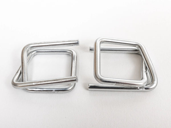 Draadklemmen 19 mm gegalvaniseerd CB6 doos van voor PP-tape 1 doos Set van 1 stuk